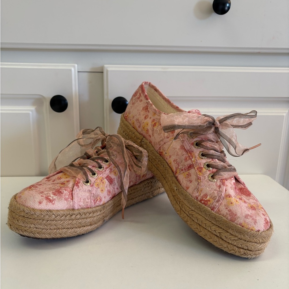 Superga x Loveshackfancy Floral Espadrille Sneakers